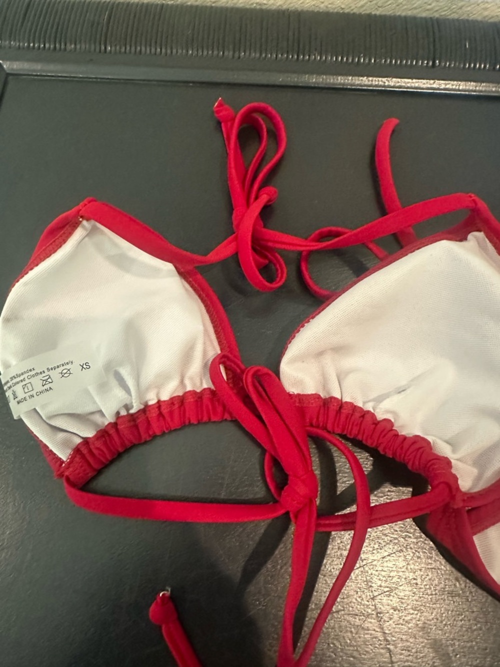 Classic Red String Bikini Set - Picture 3 of 5